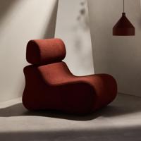 Kave Home Fauteuil 'Club' Bouclé, kleur Terracotta - thumbnail