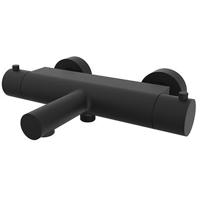 Wiesbaden Style Thermostatische Badmengkraan Cooltouch - Mat Zwart