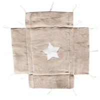 Domiva Boxkleed - 75x95/100x100 cm - Omkeerbaar - Pebble - thumbnail