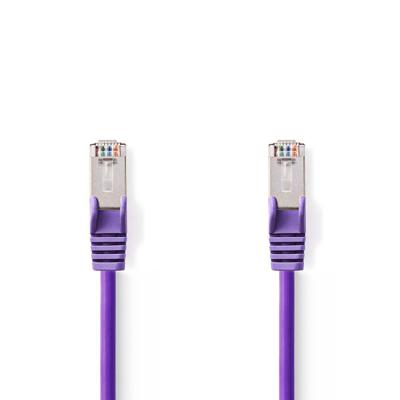 CAT5e SF/UTP-Netwerkkabel | RJ45 Male - RJ45 Male | 1,5 m | Paars