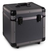 Power Dynamics RC100 Vinyl Record case voor 12 inch platen titanium - thumbnail