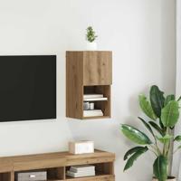 Wandgemonteerde TV Kast Artisan Eiken 30,5 x 30 x 60 cm - thumbnail