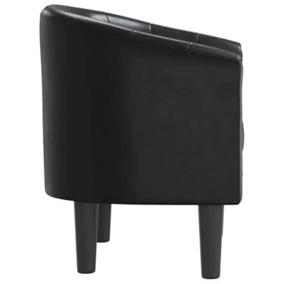Kuipstoel kunstleer zwart Kuipstoel kunstleer zwart
