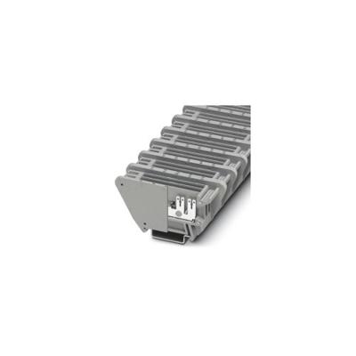 Phoenix Contact 0870036 Doorgangsserieklem 23.2 mm Kabelschoen 2.8 mm Grijs 10 stuk(s)