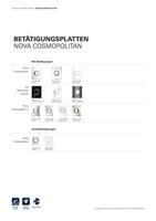 Bedieningsplaat GROHE Nova Cosmopolitan S WC DF 13x17,2cm Alpine Wit - thumbnail