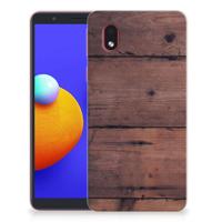 Samsung Galaxy A01 Core | Bumper Hoesje | Old Wood - thumbnail