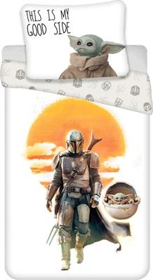 Star Wars Dekbedovertrek Mandalorian - 140 x 200 cm - 70 x 90 cm - Katoen