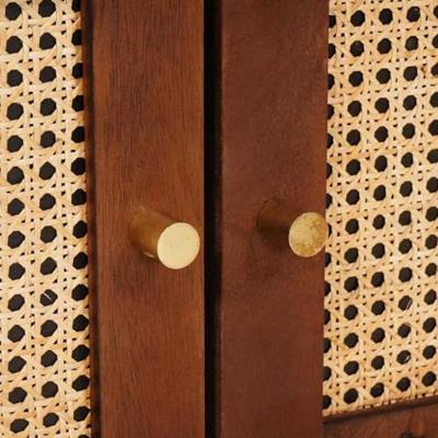 Salontafels Bruin 80 x 50 x 40 cm Bamboe en massief mango hout