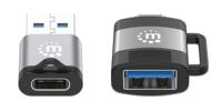 Manhattan USB 2.0 Adapter [2x USB 3.2 Gen 1 bus A (USB 3.0), USB 3.2 Gen 1 bus C (USB 3.0) - 2x USB 3.2 Gen 1 stekker C (USB 3.0), USB 3.2 Gen 1 stekker A (USB - thumbnail