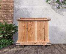 Hardhouten bak - afmeting 60x60x50 cm