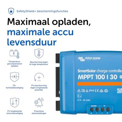 Victron Energy SmartSolar MPPT 100/30 Laadregelaar voor zonne-energie MPPT 12 V, 24 V 30 A