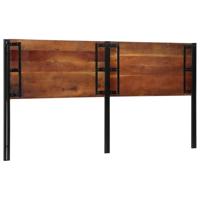 Hoofdeinde 200 cm massief gerecycled en ijzer - thumbnail