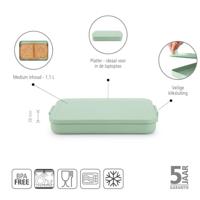 Brabantia Make & Take Lunchbox Plat M Jade Groen - thumbnail