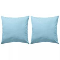 VidaXL Buitenkussens 45x45 cm lichtblauw 2 st - thumbnail