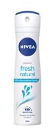 Nivea Deodorant fresh natural spray female 150 Milliliter - thumbnail