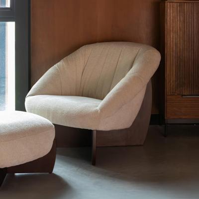 Dutchbone Emilius fauteuil Beige