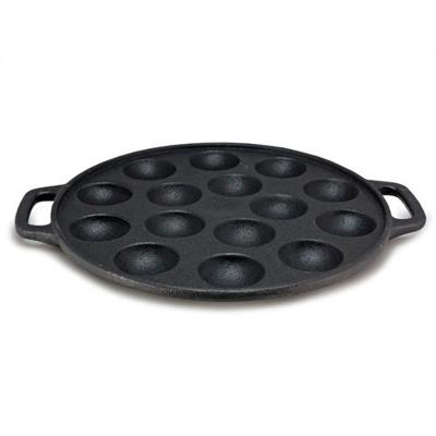 Poffertjesplaat - zwart - ø23.5 cm