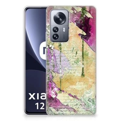 Smartphone hoesje Xiaomi 12 Pro Letter Painting Smartphone hoesje Xiaomi 12 Pro Letter Painting