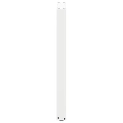Bartafelpoten 2 st U-vormig 50x(90-91)cm staal wit