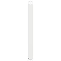 Bartafelpoten 2 st U-vormig 50x(90-91)cm staal wit - thumbnail