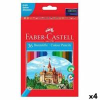 Kleurpotloden Faber-Castell Multicolour 4 Onderdelen - thumbnail