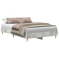 Bedframe zonder matras 160x200 cm spaanplaat betongrijs - thumbnail