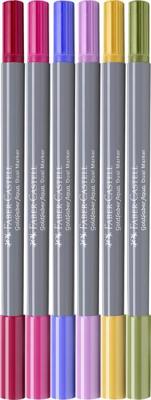 Faber Castell Duo aquarelmarker Goldfaber - etui 6 stuks Flowers