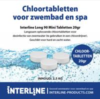 Interline chloortabletten long90 20gram/2,5kg - thumbnail