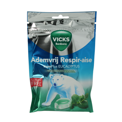 Ademvrij eucalyptus suikervrij bag 72 Gram