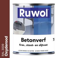 Ruwol Betonverf Oxyderood (RAL 3009) 750 ml - thumbnail
