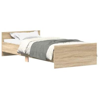 Bedframe zonder matras hout sonoma eikenkleurig 90x200 cm