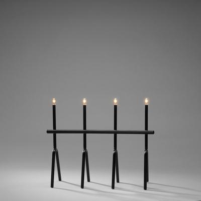 Konstsmide 3911-710TR Kerstboog Warmwit LED Zwart