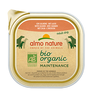 almo Nature - Bio Organic Maintenance - Zalm - 9 x 300 g
