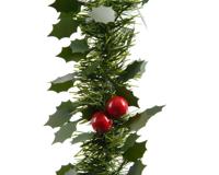 Guirl.lametta blad L270 D10 cm groen kerstslinger kerst Everlands - Everlands - thumbnail
