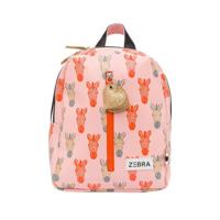 Zebra Girls Rugzak S Zebra Peach Gold - thumbnail