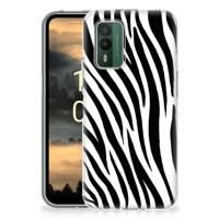 Nokia XR21 | TPU Hoesje | Zebra - thumbnail