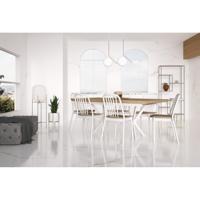 Vloer- en Wandtegel Navarti Lance 120x120 cm Gepolijst Wit Navarti - thumbnail