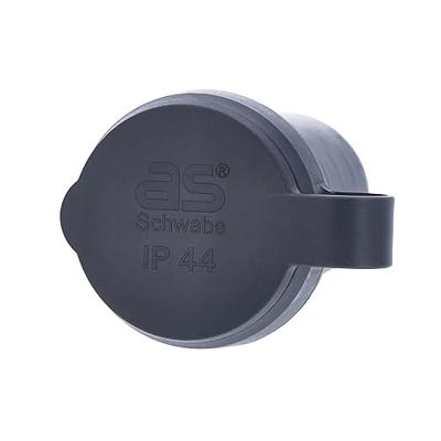 AS Schwabe 60419 Koppeling met randaarde 230 V Zwart IP44