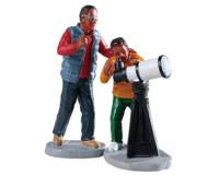 Kerstfiguur Stargazing set of 2 LEMAX - Lemax - thumbnail