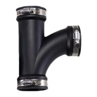 Flexibel t-stuk - 63 mm - thumbnail