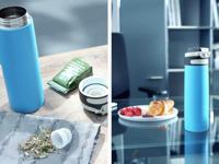 Leifheit 3276 Flip Isoleerbeker 600 ml Lichtblauw - thumbnail