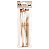 Studio Light • jenine's mindful art brush set filbert, size 2-4-6-8-10 essentials 75x220x10mm 5 pieces - thumbnail