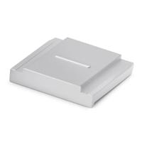 Leica 19655 Hotshoe cover, aluminium, zilver geanodiseerde afwerking - thumbnail