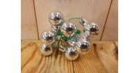 Kerstballetjes glasballetjes zilver glas - Warentuin mix - thumbnail