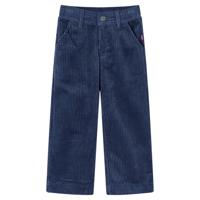 VidaXL Kinderbroek 104 ribfluweel marineblauw - thumbnail