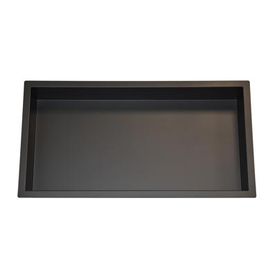 Inbouwnis BWS Elegance 30x60x10 cm Mat Zwart