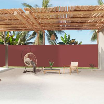 VidaXL Windscherm uittrekbaar 200x1200 cm bruin