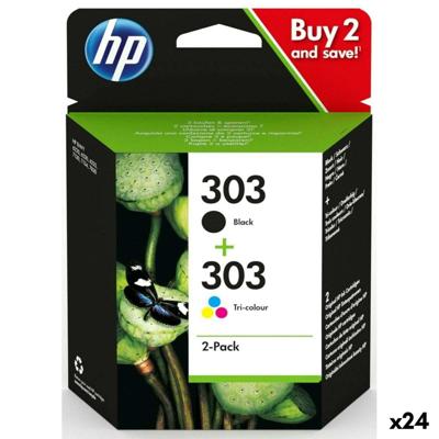 Originele inkt cartridge HP 303 Geel (24 Stuks)