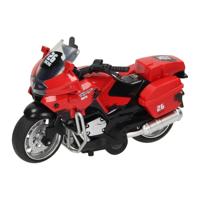 Pull-back Motor Rood met Licht en Geluid - thumbnail