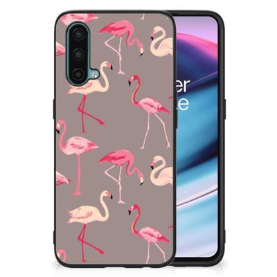 OnePlus Nord CE 5G Dierenprint Telefoonhoesje Flamingo